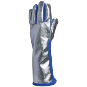 Guantes de Bombero de Alta Calidad, Resistentes al Calor, de Cuero Reforzado y Aluminizado, para Protección de Manos y Brazos - Product Image 6