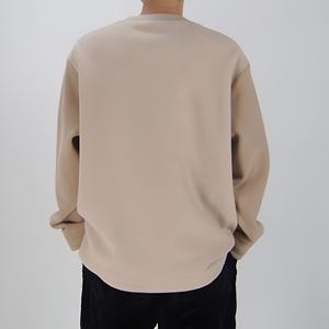 เสื้อฮู้ดผู้ชายผ้าฟลีซ สวมใส่สบาย สไตล์สตรีทแวร์ ทรงหลวม แฟชั่นคนเมือง ขายส่ง OEM เสื้อผ้าฤดูหนาว - Product Image 4