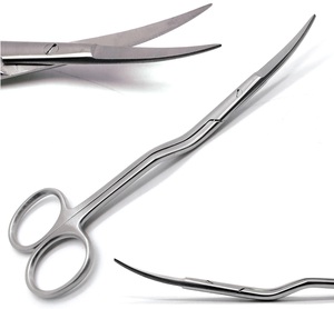 Ciseaux nasaux Fomon coudés Outils médicaux chirurgicaux en acier inoxydable de haute qualité - Product Image 6