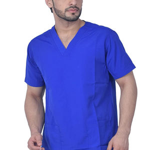 Nouvel arrivage : Ensemble de blouses médicales unisexe en Spandex/Polyester extensible, uniformes d'hôpital pour infirmières et médecins, tricoté, sans coutures, avec détection d'aiguilles - Product Image 4