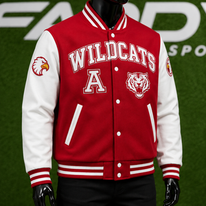 High Quality Custom Varsity <b>Jacket</b> Men Retro Letterman Baseball <b>Jacket</b> Wholesale Streetwear Embroidered Patch Bomber <b>Jackets</b> - Product Image 6