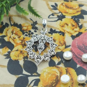 จี้เงินแท้ 925 ทำมือ ดีไซน์โดดเด่น ของขวัญคริสต์มาสและวาเลนไทน์ - Product Image 6