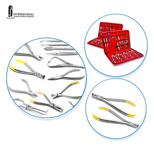 Venta al por mayor de fábrica: Kit de herramientas de ortodoncia dental de acero inoxidable de 18 piezas, alicates de ortodoncia dental, alicates de instrumentos quirúrgicos dentales - Product Image 5