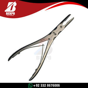 Pinza para huesos Beyer de la mejor calidad, diseño curvo, de acero inoxidable de alta resistencia, para cirugía. - Product Image 2