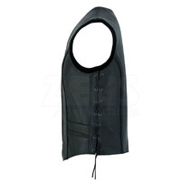 Gilet en cuir pour homme, coupe ajustée, fabriqué au Pakistan, personnalisable, mode, gilet en cuir véritable sur mesure, logo personnalisé