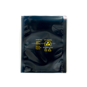 Sacs d'emballage antistatiques en plastique ESD à fermeture éclair, imprimés en 8 couleurs avec logo personnalisé, auto-adhésifs, pour PCB IC - Product Image 3