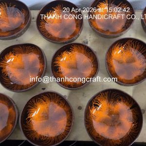 Cuencos Ecológicos de Coco Pulido Estilo Vintage al por Mayor Hechos a Mano de Vietnam, Vajilla para Tiendas y Souvenirs - Product Image 2