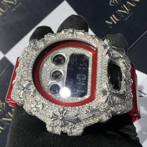 IGI Certified Hip Hop Quartz Movement <b>Men's</b> <b>Watch</b> VVS Moissanite Diamond Quartz <b>Watches</b> Lather Japan Quartz Sport <b>Watches</b> - Product Image 5