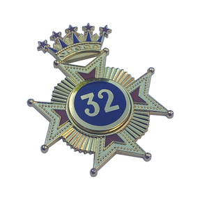 High Quality Low Price Rose Croix 32nd Degree Star Jewel Best Quality Premium Regalia Freemason Collection OEM ODM Service - Product Image 1