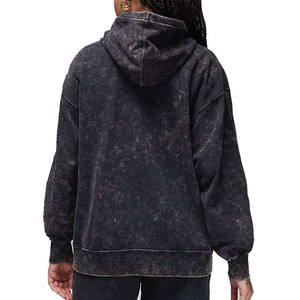 Sweat à capuche pour femme de qualité supérieure, délavé à l'acide, avec cordon de serrage, design personnalisé, 420 GSM, épais, streetwear d'hiver, prix de gros - Product Image 2