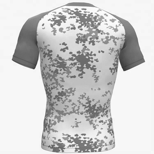 เสื้อแรชการ์ดเปล่าแบบกำหนดเอง พิมพ์ลายด้วยความร้อน ผ้ายืดสแปนเด็กซ์/ไนลอน แห้งเร็ว สำหรับผู้ใหญ่ แขนยาว รุ่น 2026 - Product Image 2