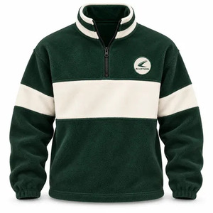 Veste en polaire Sherpa tissée 300 g/m², écologique, personnalisée, pour femmes et hommes, veste bomber thermique contrastée, style streetwear - Product Image 3