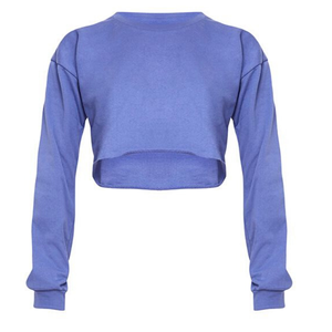 Sudadera Corta de Manga Larga Informal de Invierno con Logotipo Personalizado de Alta Calidad para Mujer, para Uso en el Gimnasio - Product Image 2