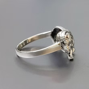 Modern Stylish <b>Plain</b> Silver <b>Ring</b> (3.6 Grams) Lion Shaped Design Jewelry Everyday Wear Best for Gift - Product Image 3