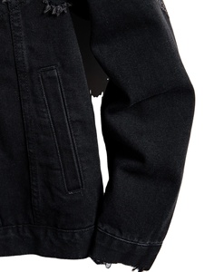 แจ็กเก็ตยีนส์แบบเก่าสำหรับผู้ชายเสื้อแจ็กเก็ตยีนส์แฟชั่นเสื้อโค้ทผ้าเดนิมแฟชั่นแบบกำหนดเองคุณภาพสูง - Product Image 4