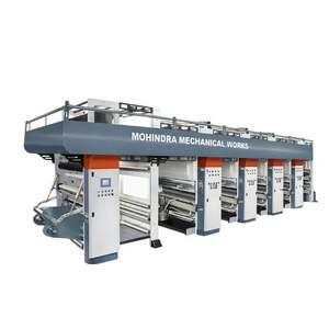 เครื่องพิมพ์โรโตกราวเวอร์ความเร็วสูงแบบอัตโนมัติหลายสีสำหรับกระดาษ รับประกัน 1 ปี ผลิตในอินเดีย โดย Mohindra Mechanical - Product Image 4