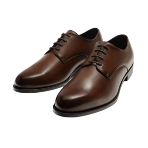 Zapatos Formales de Cuero para Hombre, Diseño Monk Derby con Cordones y Punta Redonda, para Pedidos al por Mayor - Product Image 5