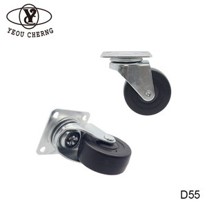 Roue de table de conférence 50 mm en TPR, roulettes légères pour salles de réunion, vente en gros - Product Image 3