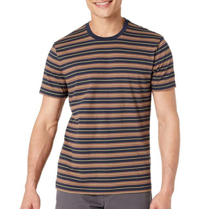 Best Selling Men's Formal T-Shirt 100% Cotton with Pattern Anti-Pilling Breathable <b>Low</b> MOQ High Quality - Product Image 1