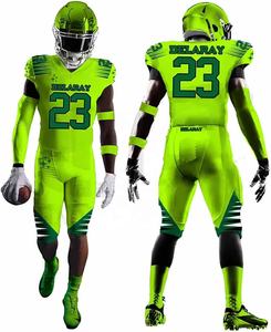 Uniformes de football pour jeunes par sublimation de haute qualité OEM uniformes sublimés par l'équipe sportive maillots de football américain porter - Product Image 5