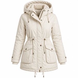 <b>Women's</b> Winter <b>Parka</b> Jacket <b>Waterproof</b> Hooded Warm Coat with Cotton Filling Casual Plus Size Sports Jacket Wholesale - Product Image 1