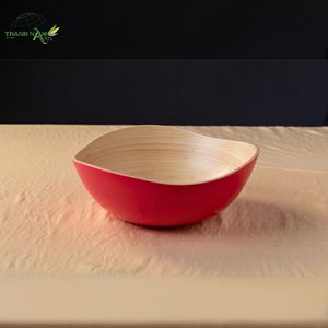 2025 Wholesale Eco-Friendly Disposable <b>Vintage</b> Kitchenware Custom Sizes Sustainable Wood Bowls for Home Use & Parties - Product Image 4