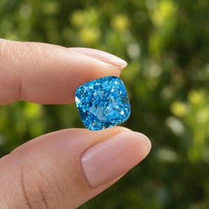 Diamant de laboratoire en gros 3,5 carats, taille coussin carré, bleu fantaisie, VVS2, certifié IGI, CVD 3EX pour les grossistes et importateurs mondiaux de diamants - Product Image 3