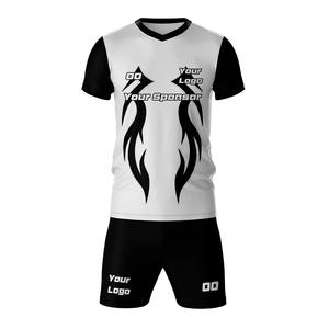 Personalized Soccer Kit Set 100% Polyester <b>Mesh</b> <b>Short</b> Sleeve Sublimated Print Breathable Moisture Wicking Custom Team Jersey - Product Image 1