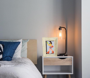 Cadre photo de table carré vertical FAIZA CRAFT fait main en MDF et os incrusté, étanche, personnalisé avec impression UV, blanc crème - Product Image 3