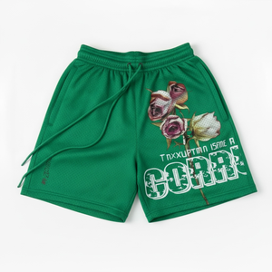 High Quality 100% Polyester Summer Print Mesh Athletic Shorts Custom Logo Men's Basketball Double <b>Layered</b> Quick Dry Breathable - Product Image 6