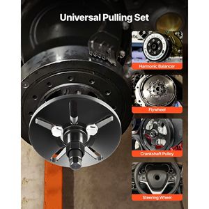 Kit di Strumenti per l'Installazione e la Rimozione di Bilanciatori Armonici Interamente in Acciaio per l'Installazione e la Rimozione di Ingranaggi - Product Image 2