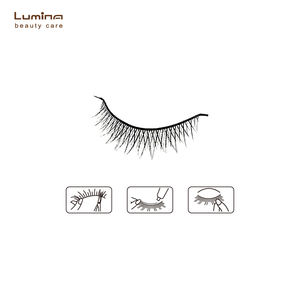 Pestañas Postizas Hechas a Mano al por Mayor con Efecto 3D, Autoadhesivas y Reutilizables para Mayoristas en Línea, Estilos Naturales de Alta Calidad - Product Image 3