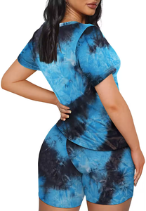 Tenues d'été pour femmes, ensemble haut et short en 2 pièces, vêtements pour femmes, shorts et ensemble 2 pièces pour femmes, en coton - Product Image 5