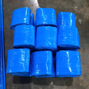 Blue High Durability Large Capacity Heavy Duty Custom Colors Custom Sizes PE Tarpaulin Industrial <b>Waterproof</b> Cover - Product Image 3