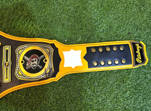 Ceinture de champion des Pirates de Pittsburgh, taille adulte, modèle Legacy, en alliage de zinc de qualité supérieure, 2 mm/4 mm, taille haute - Product Image 5