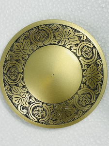 Brass Cremation Urn Polished <b>Keepsake</b> Casket Embossed <b>Memorial</b> Urn for Adult Burial Commemoration Decoration - Product Image 4