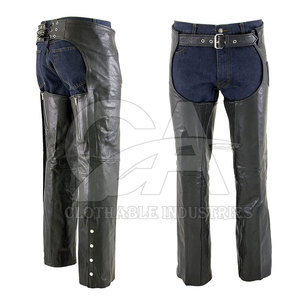 Premium Leather Full <b>Chaps</b> For Equestrian <b>Riding</b> Durable Horse <b>Riding</b> Gear Comfortable <b>Chaps</b> Adjustable With Waist - Product Image 3