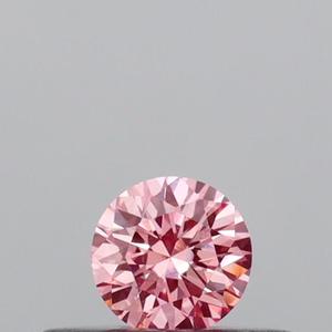Diamant de laboratoire de 1,00 carat, couleur rose vif fantaisie, taille brillant rond, clarté VS1, certifié IGI, prix de gros. - Product Image 1