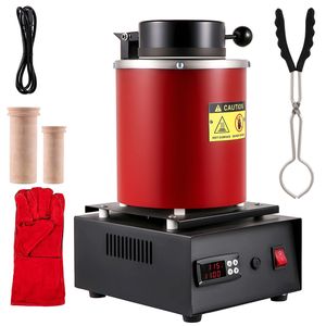 Horno Eléctrico Digital para Fundir Oro de 1350W, Temperatura Máxima 2102F, Capacidad de 3 kg, Aplicación para Fundir Metales - Product Image 5