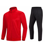 Ensemble de survêtement 2 pièces pour homme avec logo personnalisé, vêtements de sport à manches longues, fermeture éclair intégrale, pour la course à pied et le jogging, survêtement conçu sur mesure