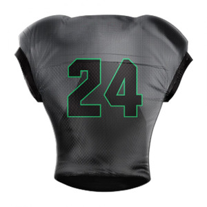 Maillot de football américain personnalisé pour homme à manches courtes, marque privée pour les fans, respirant, séchage rapide, broderie, impression par sublimation - Product Image 2