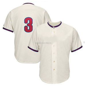 High Quality Breathable Plus Size <b>Baseball</b> Softball Jersey Uniform for Adult Team Wear with Solid Pattern and Custom Options - Product Image 3