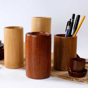 Decorative Wooden Pen <b>Holder</b> for Office Table Accessories - Product Image 1