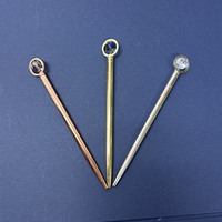 Stylo de luxe avec gros diamant, stylo à bille rotatif en cristal, papeterie créative, stylo gel, stylo porte-bonheur, vente en gros