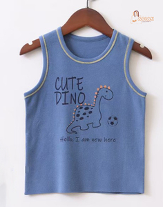 Débardeur décontracté pour garçons, séchage rapide, sans manches, écologique, anti-boulochage, vêtement d'extérieur pour enfants - Product Image 1