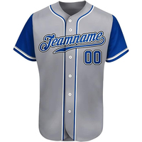 Maillot de softball personnalisé en polyester respirant à séchage rapide avec cordon de serrage pour équipes masculines