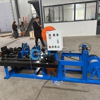Fil barbelé torsadé à double fil de haute qualité faisant la machine pour la Bolivie