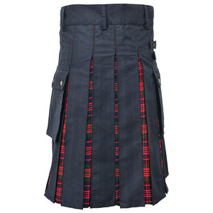 Venta al por Mayor de Kilt Escocés Híbrido para Mujer, Tela de Algodón, Tartán Macdonald, Plisado, con Correas de Cuero Ajustables y Hebillas - Product Image 4