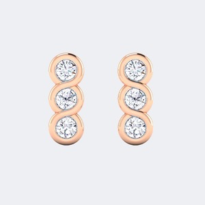 Pendientes de diamantes cultivados en laboratorio de 0,70 CTW, corte brillante redondo, para mujer, plata de ley 925, lujo, color E F, VS VVS, regalo de joyería - Product Image 6