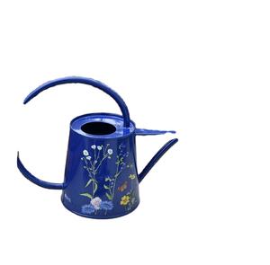 คุณภาพสูงสีฟ้าออกแบบเหล็กชุบสังกะสีกระบวยรดน้ําสวนสําหรับระเบียงบ้าน 1 ลิตรกระบวยน้ําจํานวนมากจํานวน - Product Image 1